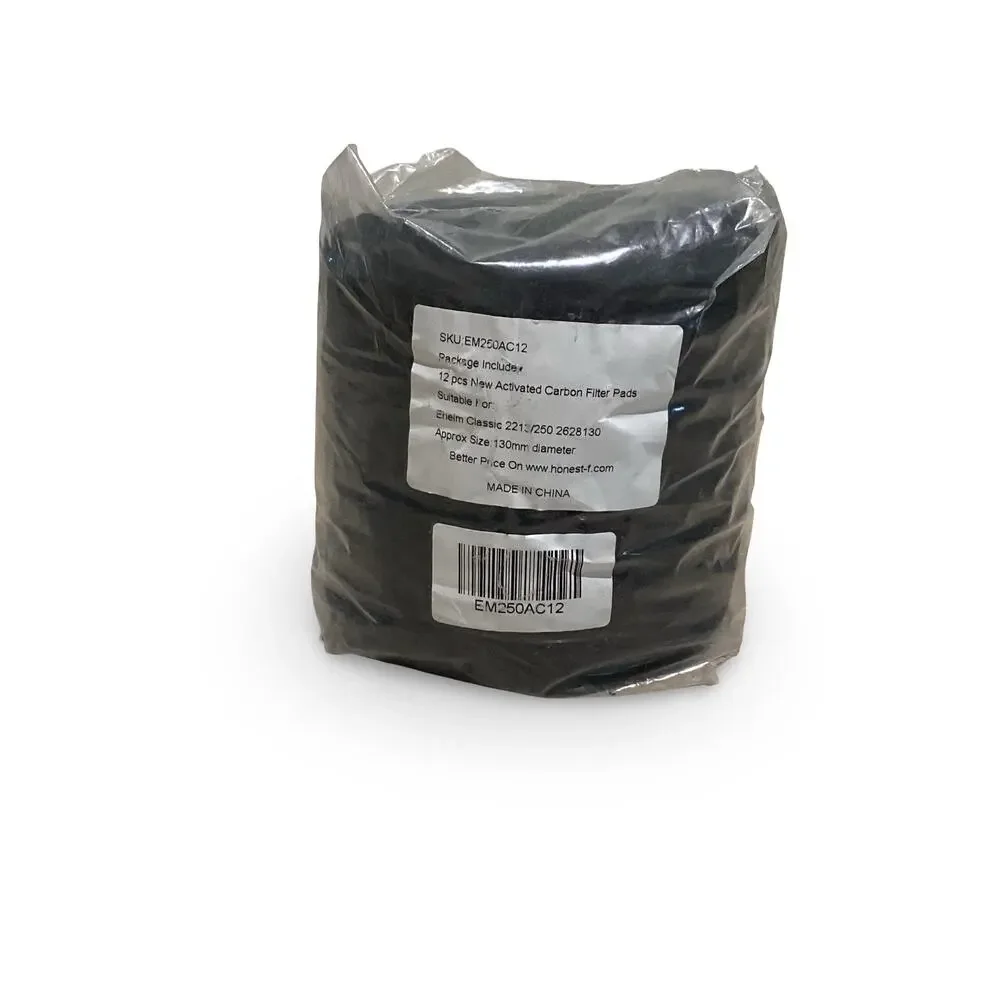 Activated Carbon Filter Pads Suitable for Classic 2213/250 2628130(Pack of 12)